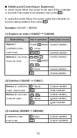 Preview for 10 page of Canon F-718SA User Instructions