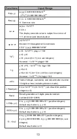 Preview for 13 page of Canon F-718SA User Instructions