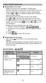 Preview for 21 page of Canon F-718SG User Instructions