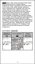 Preview for 14 page of Canon F-718SGA Calculation Examples