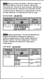 Preview for 22 page of Canon F-718SGA Calculation Examples