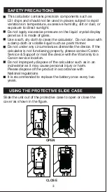 Предварительный просмотр 3 страницы Canon F-730SX User Manual