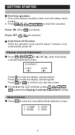 Preview for 4 page of Canon F-960SG Instruction