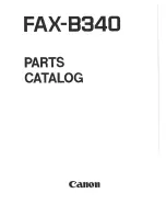 Предварительный просмотр 2 страницы Canon FAX-B340 Parts Catalog