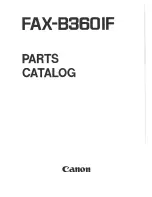 Предварительный просмотр 2 страницы Canon FAX-B360IF Parts Catalog