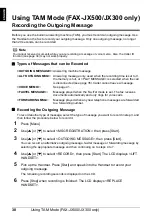 Preview for 42 page of Canon FAX JX200 User Manual