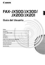 Preview for 169 page of Canon FAX JX200 User Manual