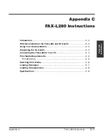 Предварительный просмотр 197 страницы Canon FAX L200 User Manual