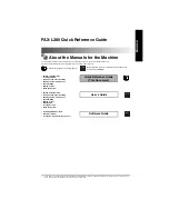 Canon FAX-L380 Quick Reference Manual предпросмотр