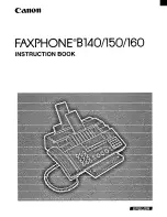 Preview for 2 page of Canon FAXPHONE B140 User Manual