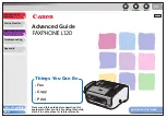 Canon FaxPhone L120 Advanced Manual preview