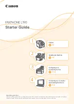 Предварительный просмотр 1 страницы Canon FAXPHONE L190 Starter Manual