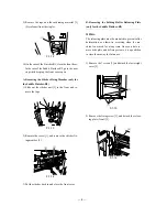 Предварительный просмотр 8 страницы Canon Finisher-R1 Installation Procedure