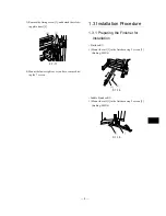 Предварительный просмотр 9 страницы Canon Finisher-R1 Installation Procedure