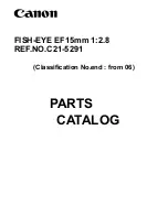 Preview for 7 page of Canon FISH-EYE EF15mm 1:2.8 Parts Catalog