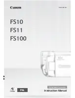 Canon FS1 Instruction Manual preview