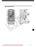 Предварительный просмотр 15 страницы Canon FS10 Instruction Manual