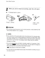 Preview for 38 page of Canon FS20 Quick Manual