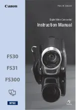 Canon FS30 Instruction Manual preview