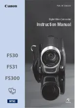 Canon FS30 Instruction Manual предпросмотр