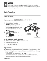 Preview for 84 page of Canon FS40 Quick Manual