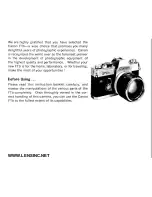 Предварительный просмотр 3 страницы Canon FTb Manual