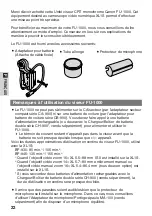 Предварительный просмотр 22 страницы Canon FU-1000 Manual