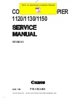 Canon FY8-13G3-000 Service Manual preview