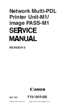 Предварительный просмотр 1 страницы Canon FY8-13HR-000 Service Manual