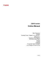 Предварительный просмотр 1 страницы Canon G3410 Online Manual