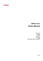 Canon G4000 series Online Manual preview