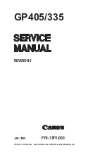 Canon GP405 Service Manual предпросмотр