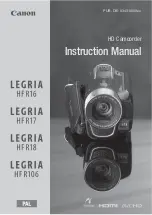 Canon HFR17 Instruction Manual предпросмотр