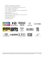 Предварительный просмотр 2 страницы Canon HG-10 Brochure & Specs