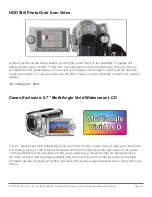 Предварительный просмотр 10 страницы Canon HG-10 Brochure & Specs