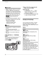 Предварительный просмотр 78 страницы Canon HG-10 Instruction Manual