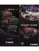 Предварительный просмотр 1 страницы Canon High Resolution Lenses Pocket Manual