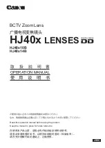 Canon HJ40x10B IASD-V Operation Manual предпросмотр