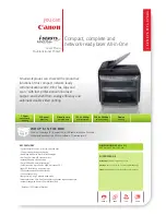 Preview for 1 page of Canon I-sensys mf4370dn Brochure & Specs