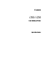 Предварительный просмотр 1 страницы Canon -i350 - i 350 Color Inkjet Printer Quick Start Manual