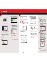 Предварительный просмотр 2 страницы Canon I450 - i 450 Color Inkjet Printer Setup Instructions