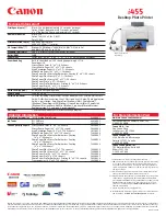 Preview for 2 page of Canon i455 Series Brochure & Specs