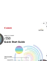 Предварительный просмотр 1 страницы Canon I550 I550 Quick Start Manual