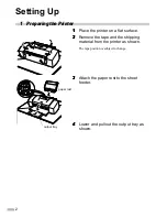 Предварительный просмотр 4 страницы Canon i9100 Series Quick Start Manual