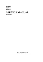 Предварительный просмотр 1 страницы Canon i960 Series Service Manual