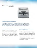 Preview for 2 page of Canon IMAGE FORMULA DR-6010C Brochure & Specs