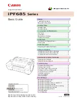 Canon image Prograf iPF 685 Series Basic Manual предпросмотр