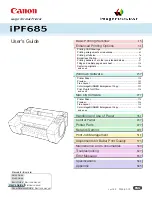 Canon image Prograf iPF680 Series User Manual предпросмотр