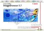 Canon ImageBrowser 5.7 User Manual preview