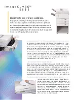 Preview for 2 page of Canon imageCLASS 2250 Datasheet